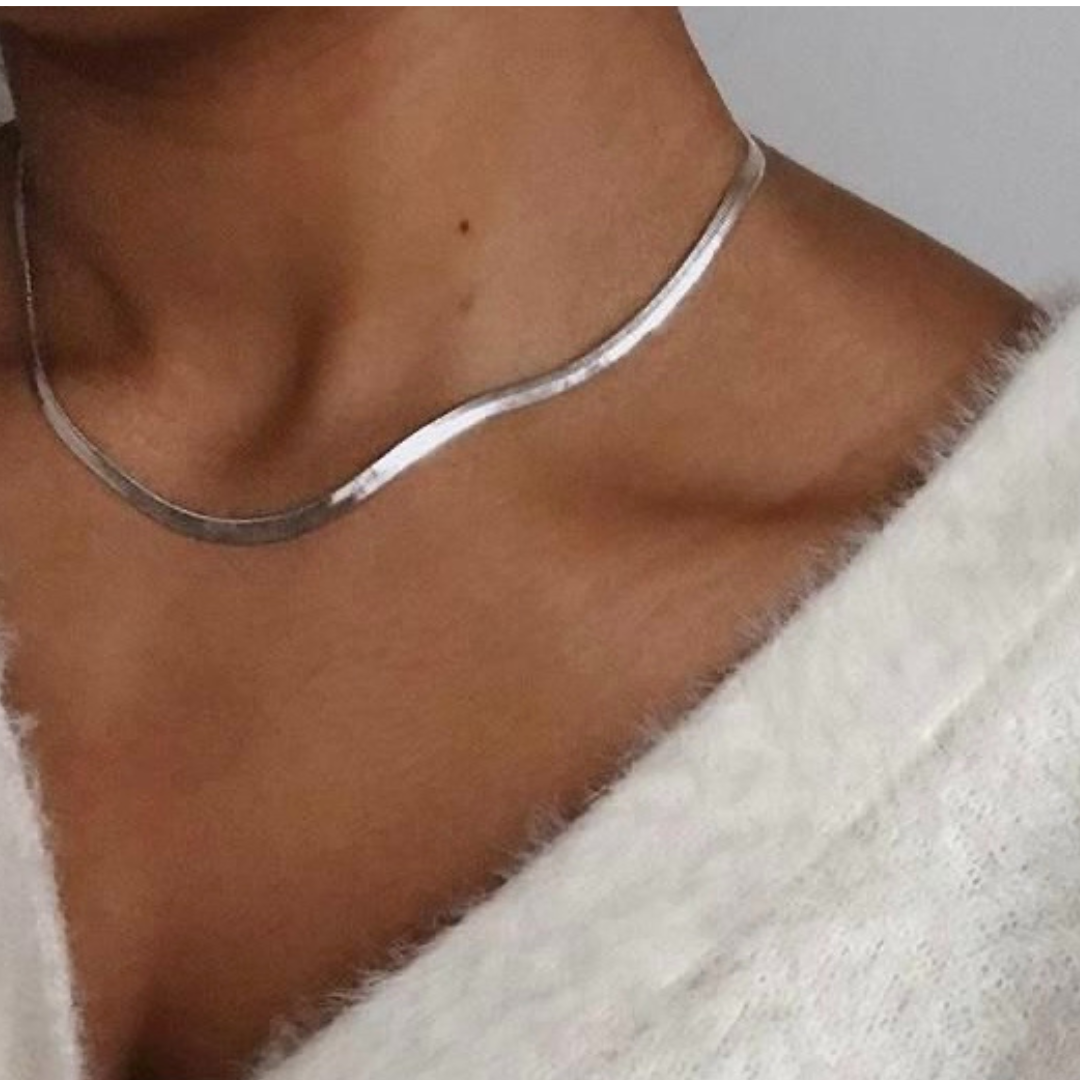 Lana - Flat Snake Chain Necklace
