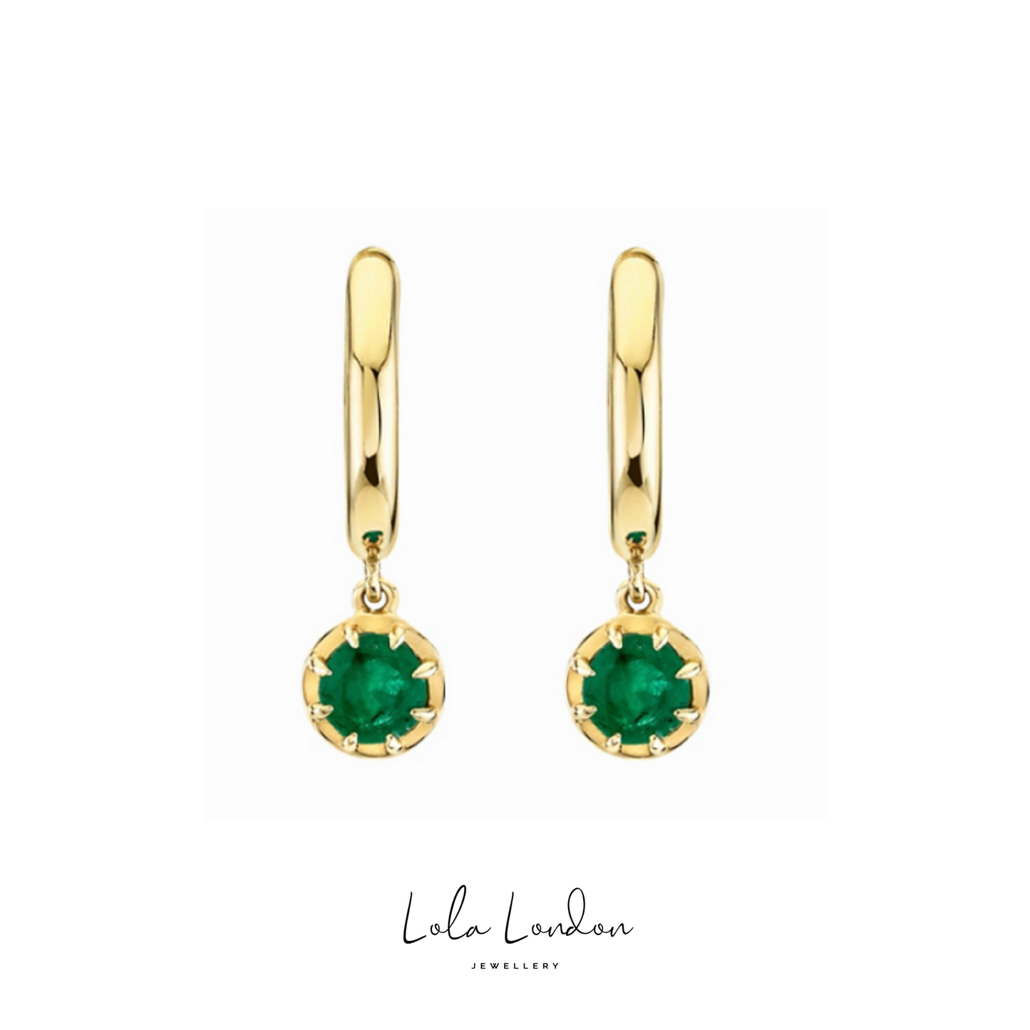 Olivia Green Earrings