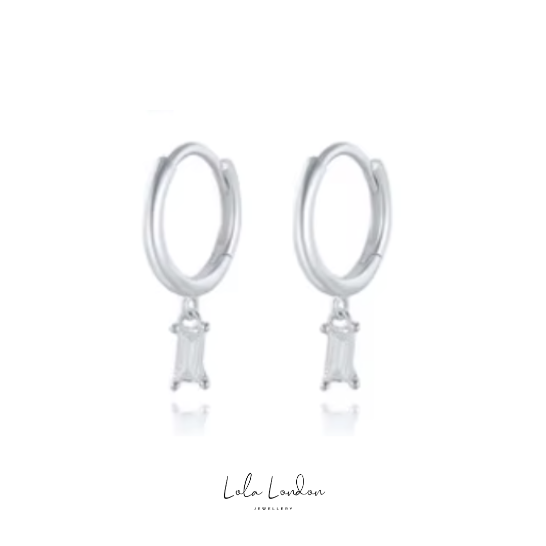 Arabella Baguette Earrings