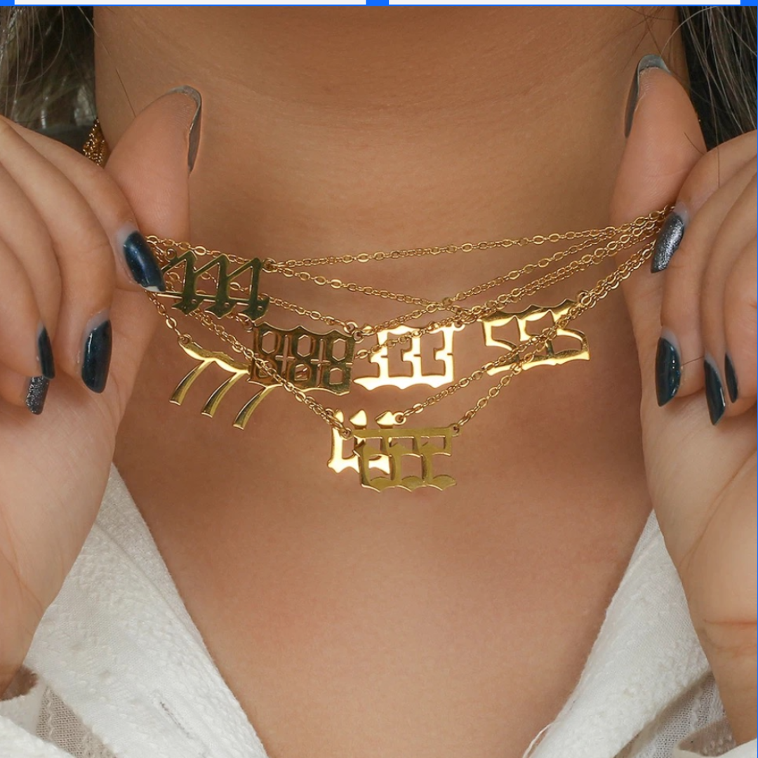 Angel Numbers Necklaces
