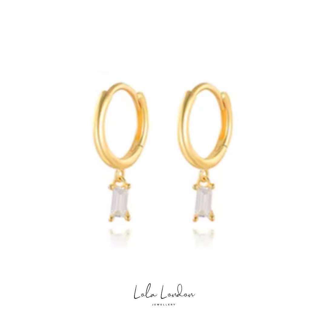 Arabella Baguette Earrings
