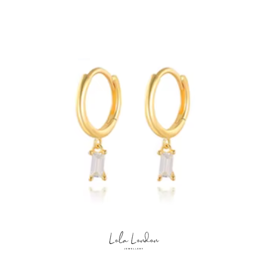 Arabella Baguette Earrings