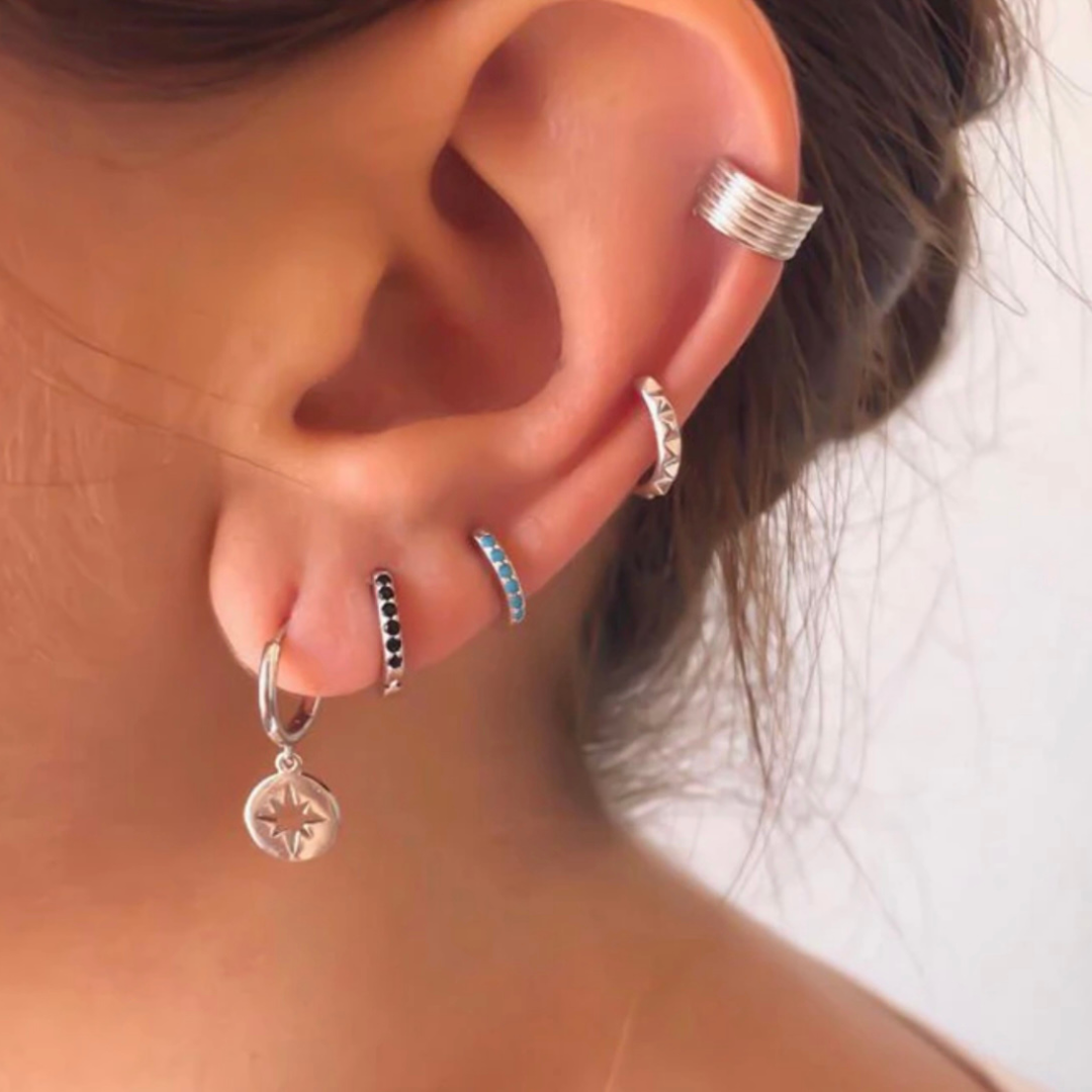 Eve Silver Earrings- More Colours