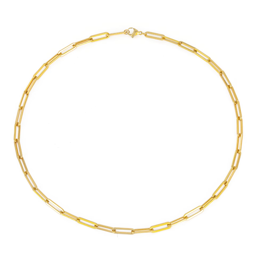 Hailey - Paper Clip Chain Necklace