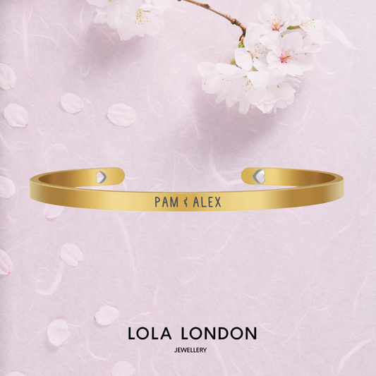 Isla Personalised Bangle Bracelet 4mm