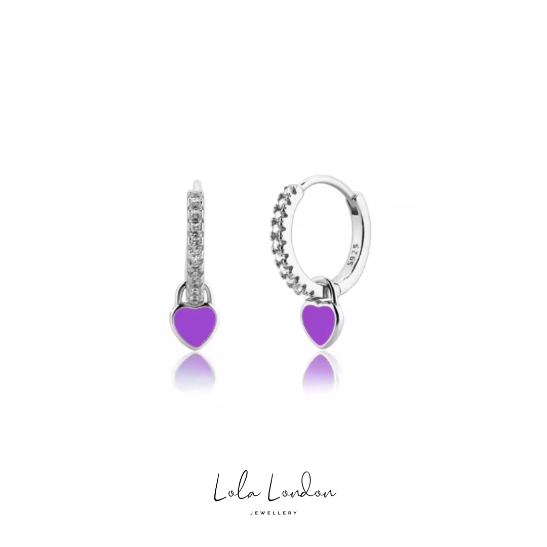 Love Hearts Earrings-  More colours
