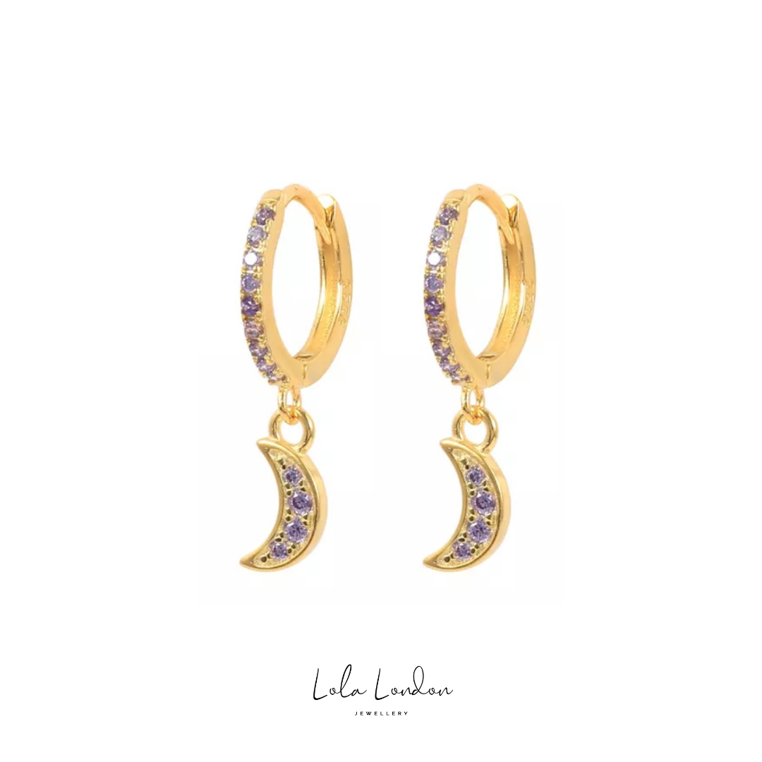 Moon Earrings- More Colours