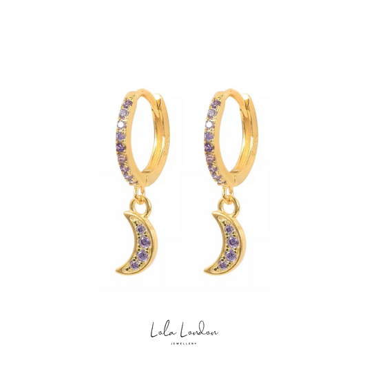 Moon Earrings- More Colours
