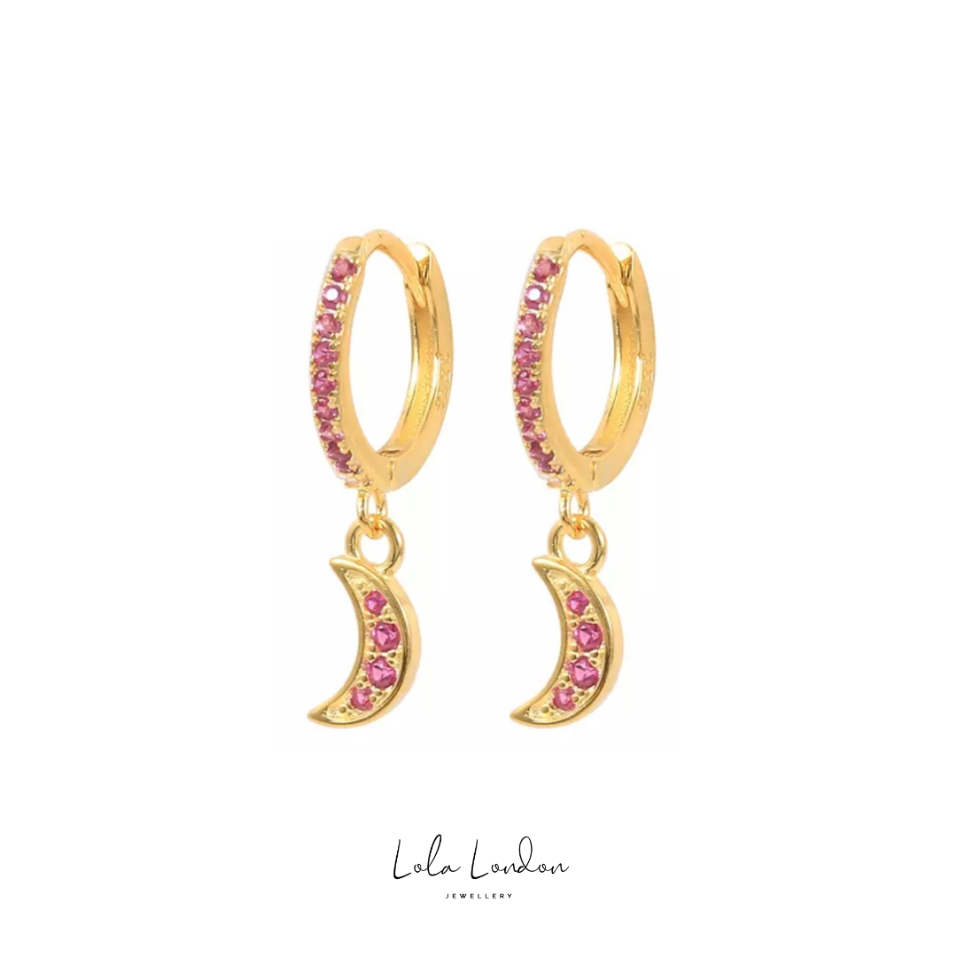 Moon Earrings- More Colours