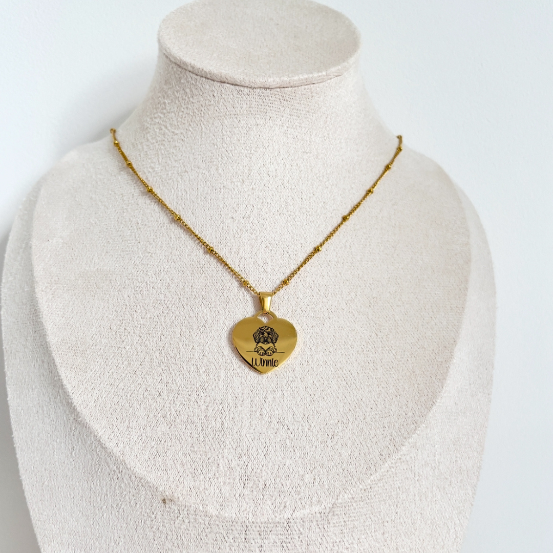 Personalised Dog Name Necklace