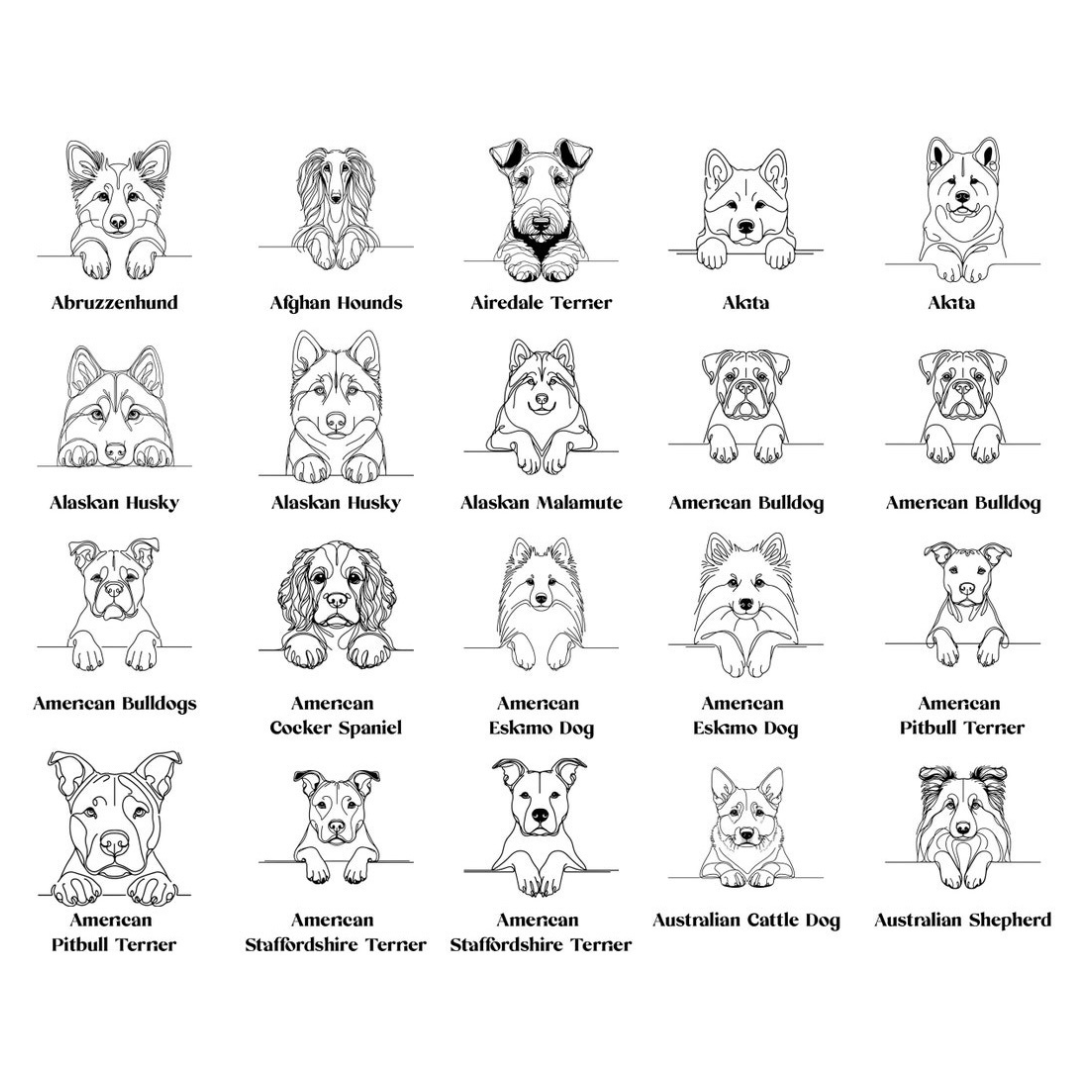 Personalised Dog Name Necklace