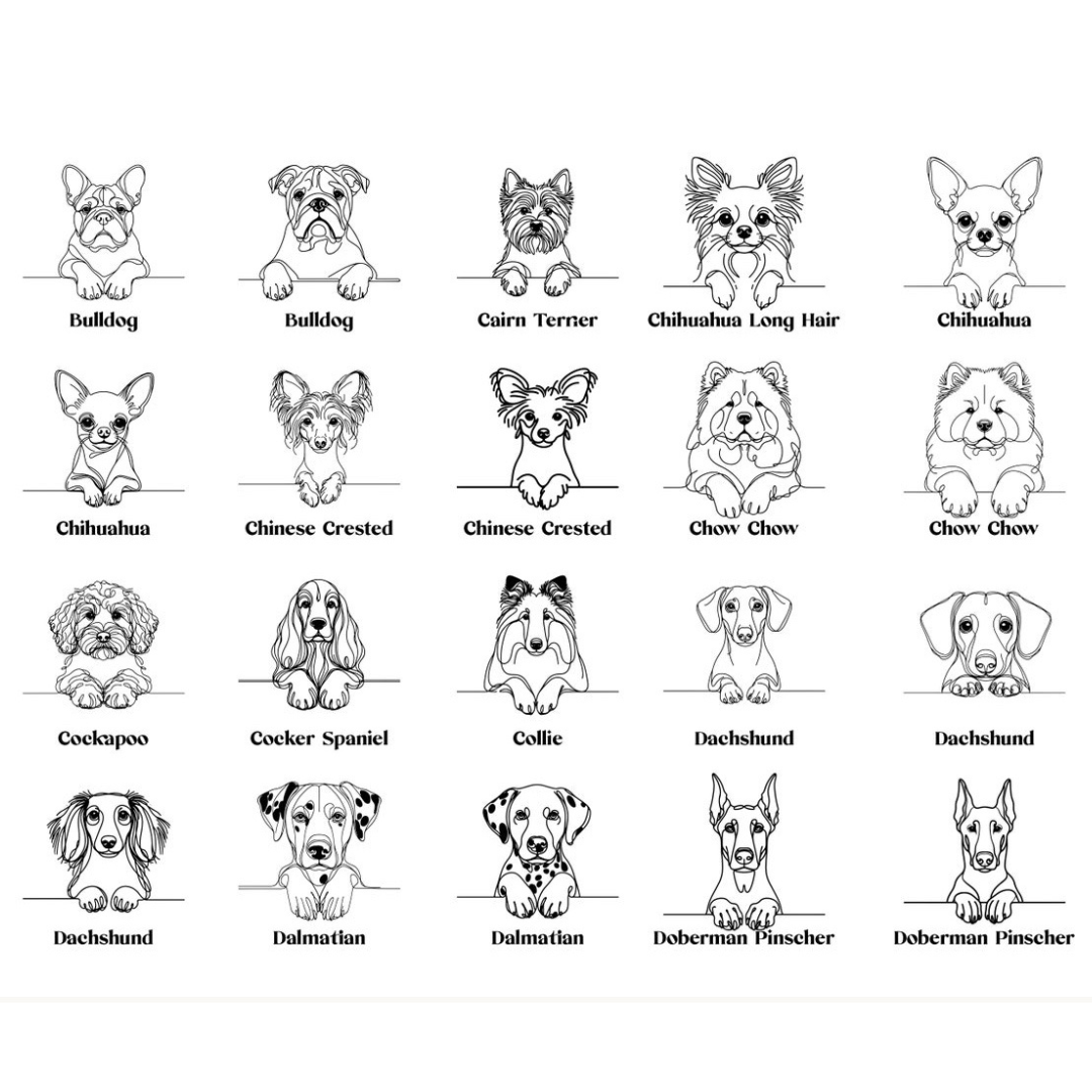 Personalised Dog Name Necklace