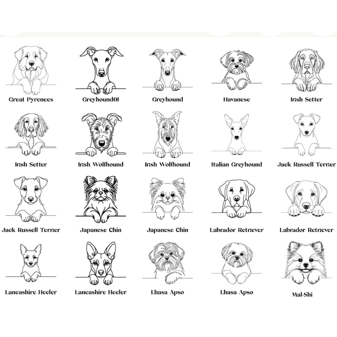 Personalised Dog Name Necklace