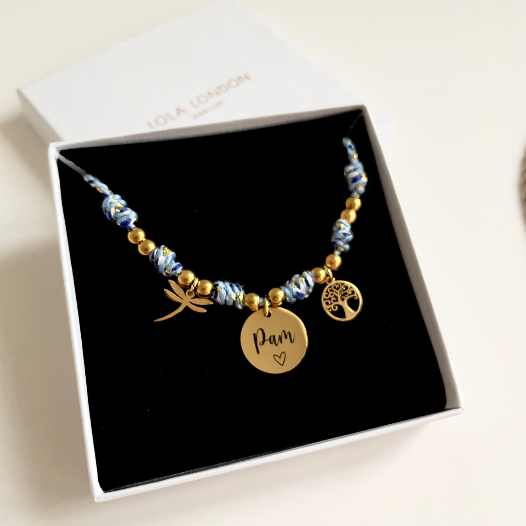 Ophelia Personalised Charm Necklace