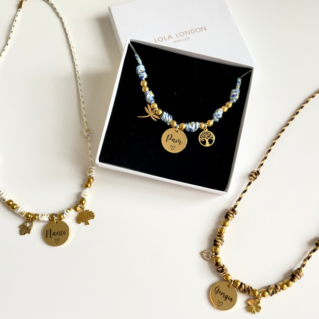 Ophelia Personalised Charm Necklace