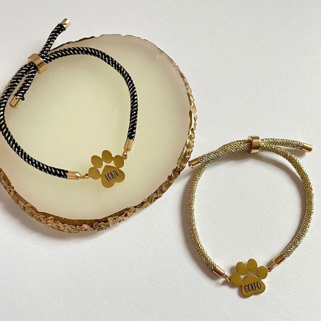 Personalised Paw Print Bracelet