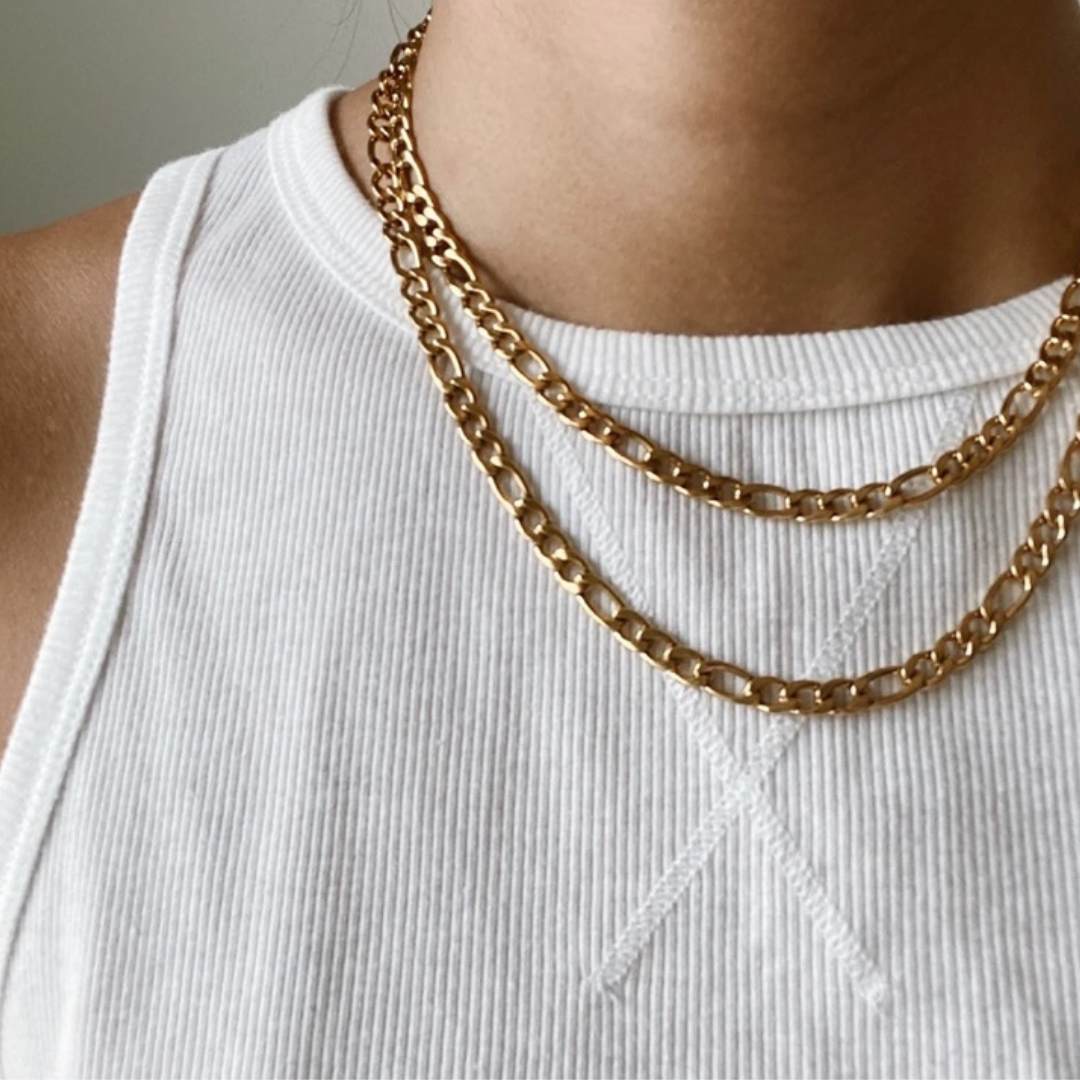 River - Figaro Chain Necklace