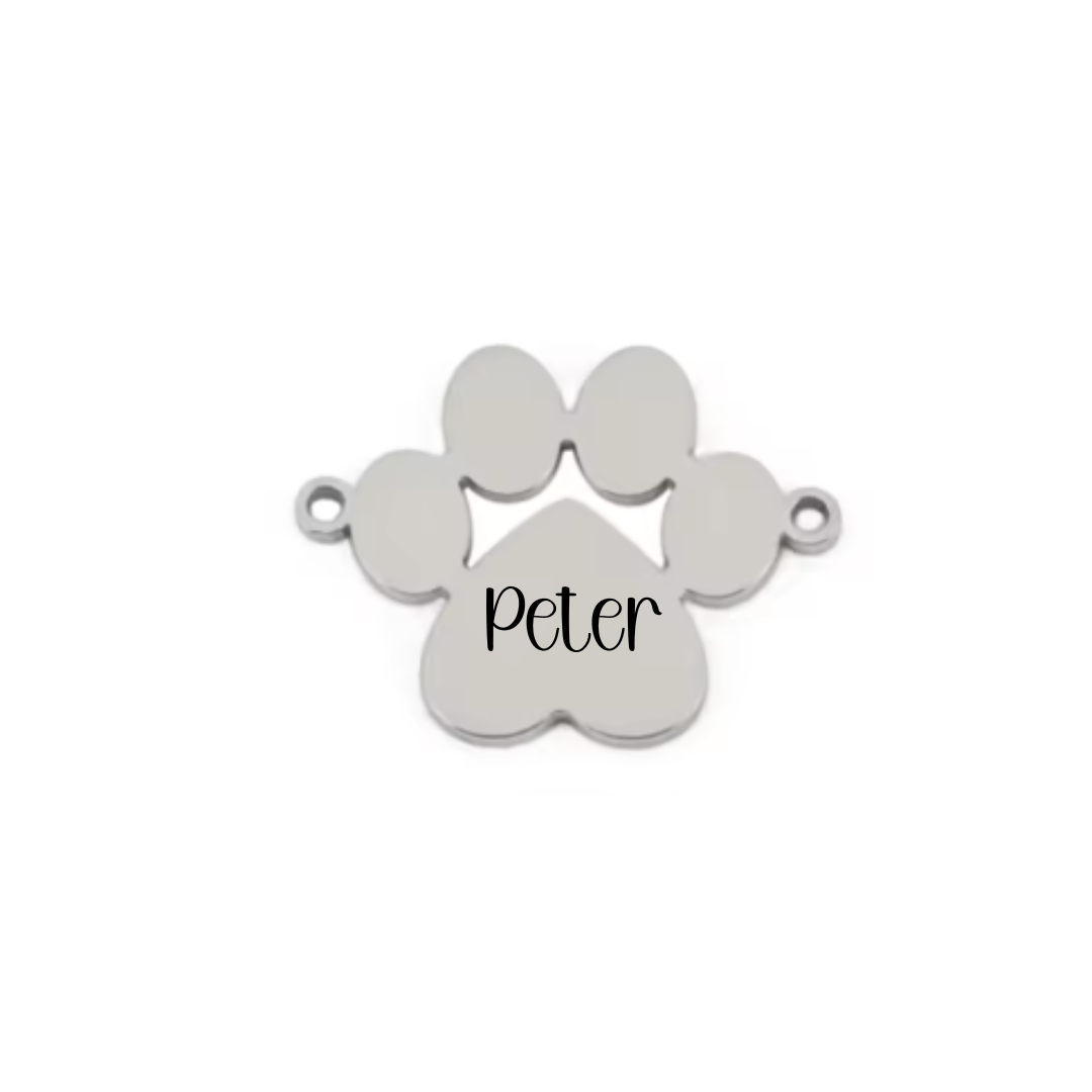 Personalised Paw Print Bracelet