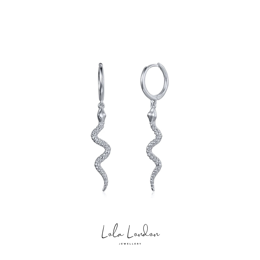 Long Snake Earrings