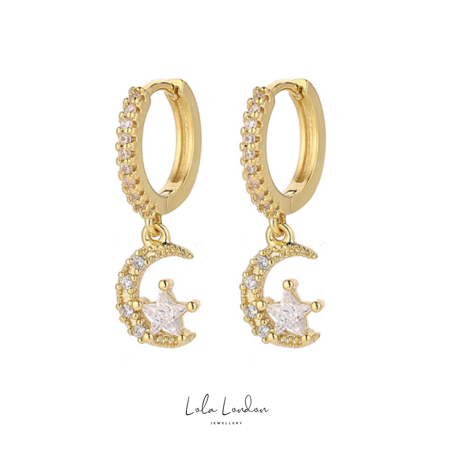 To The Moon & Back Earrings